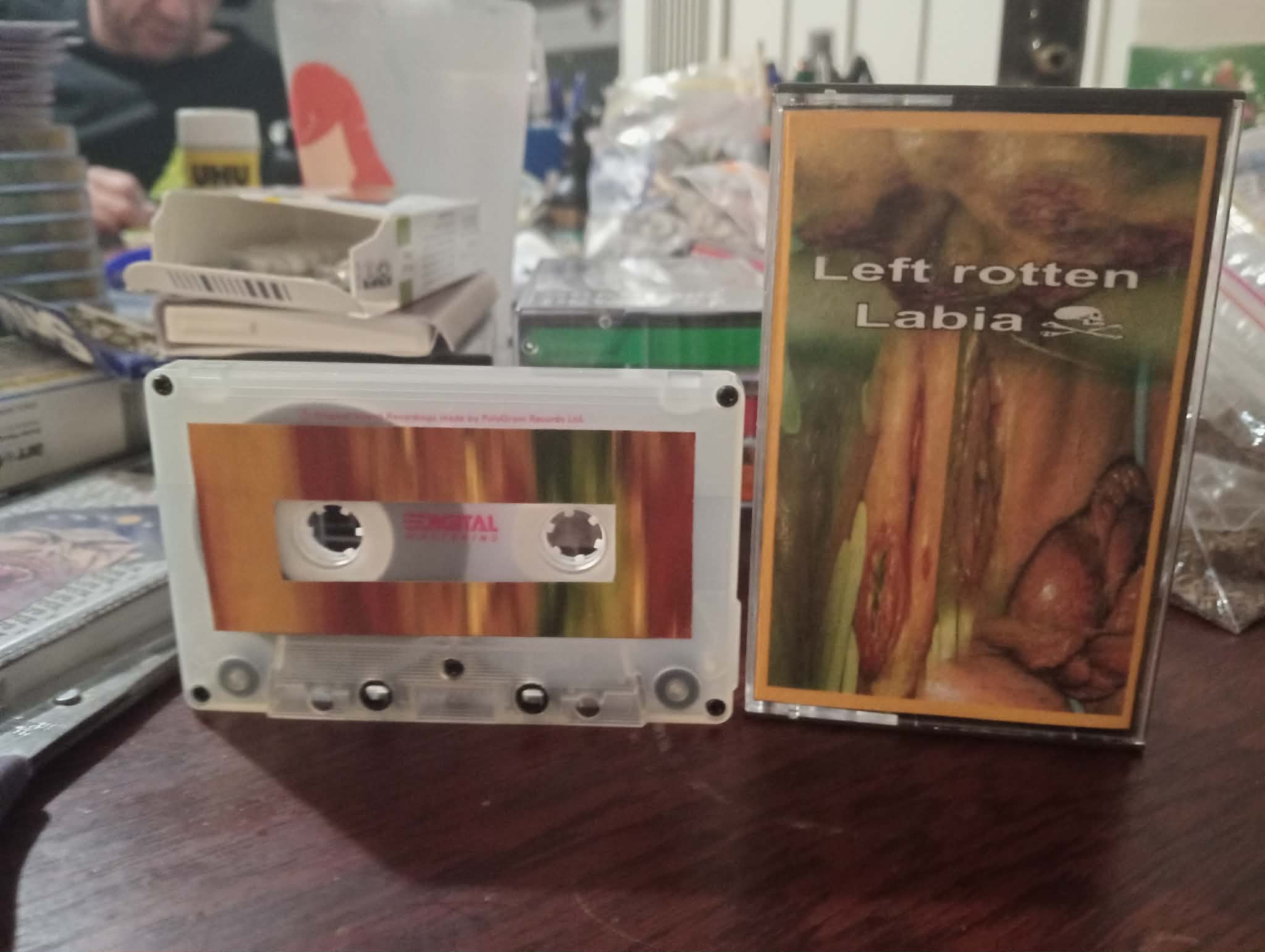 LRL - LEFT ROTTEN LABIA (S/T) - Cassette Tape