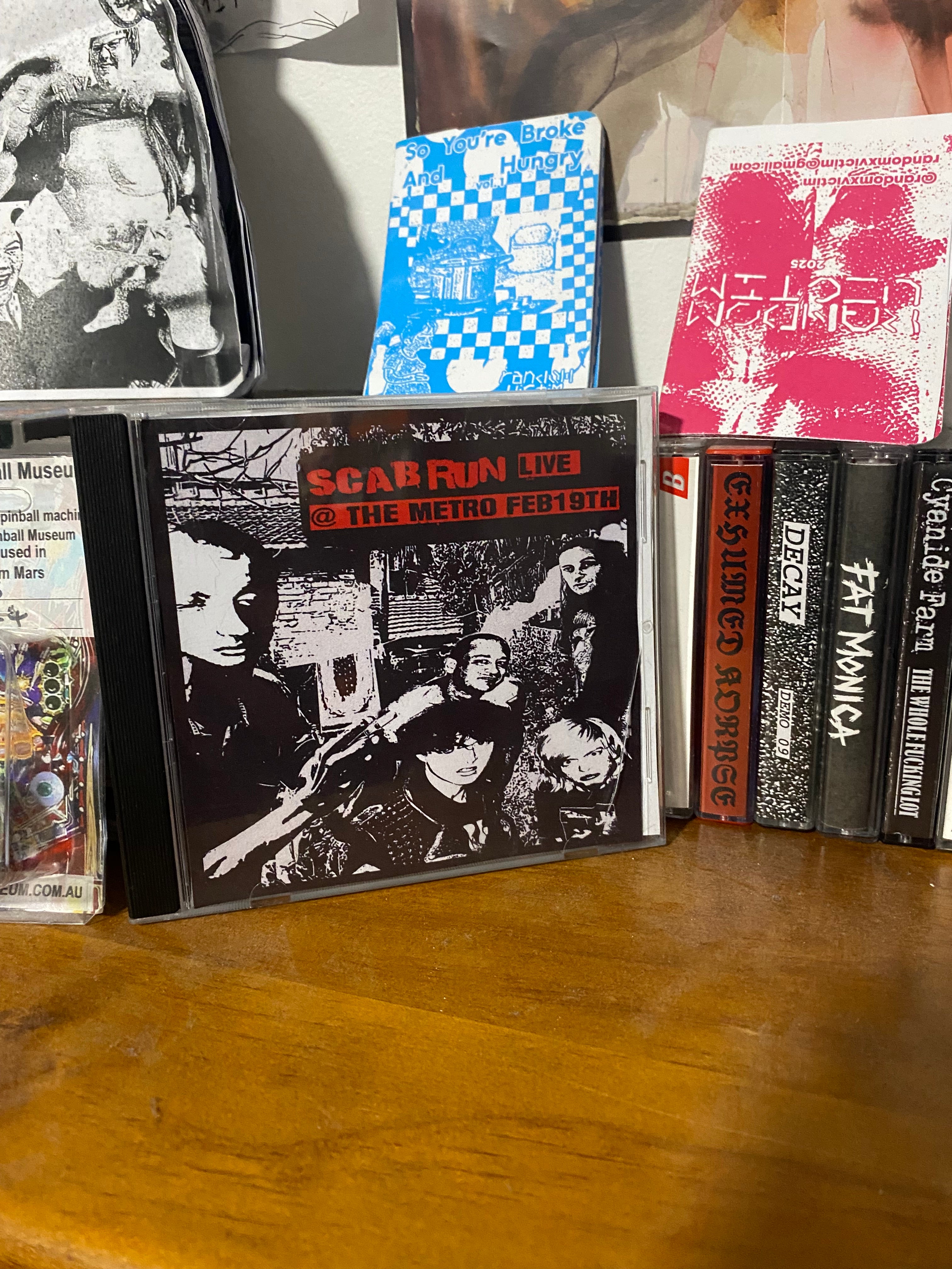 Scab Run - FEB 19TH LIVE @ THE METRO - CD