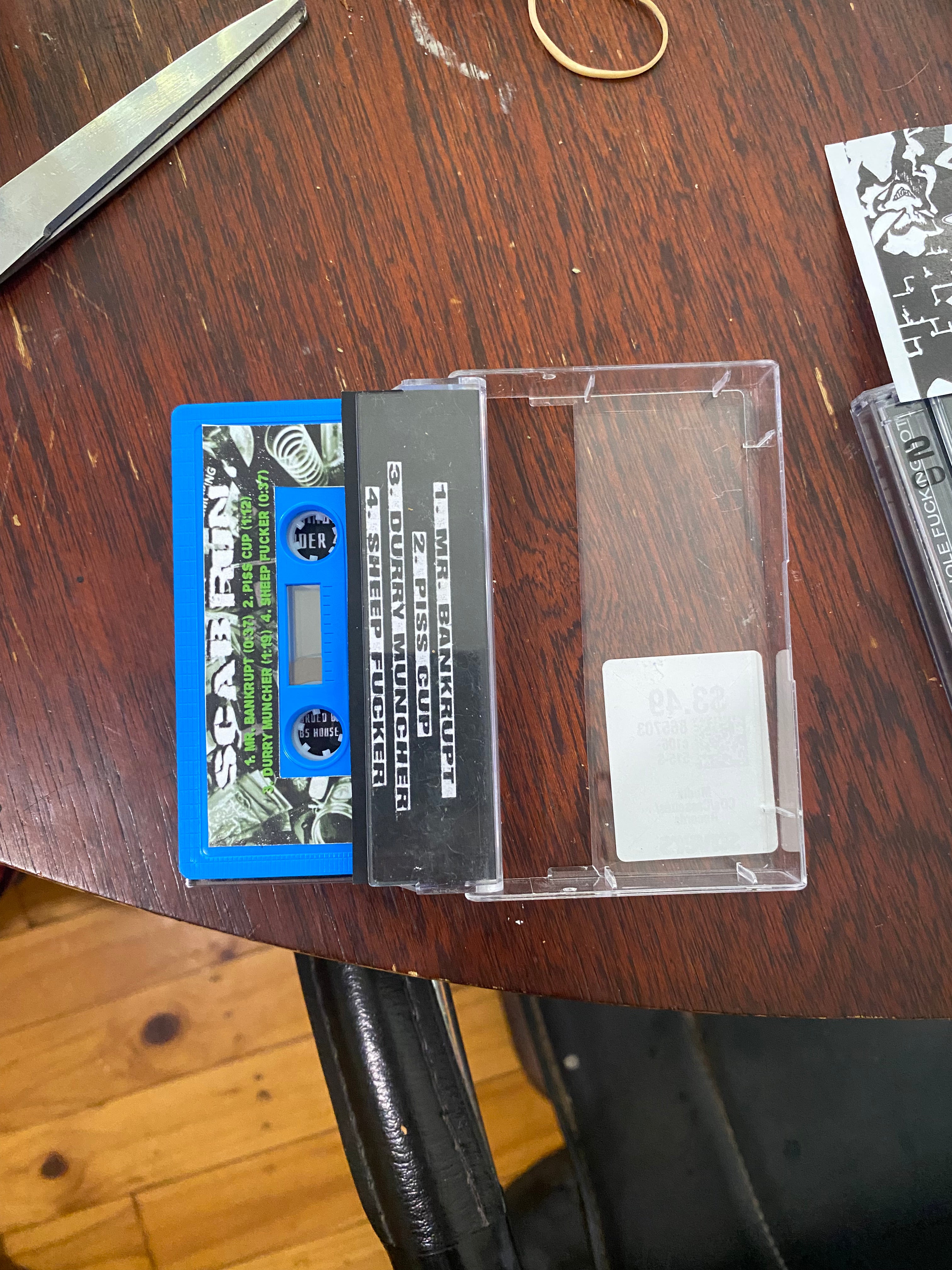 Scab Run - GREEN OX - Cassette Tape