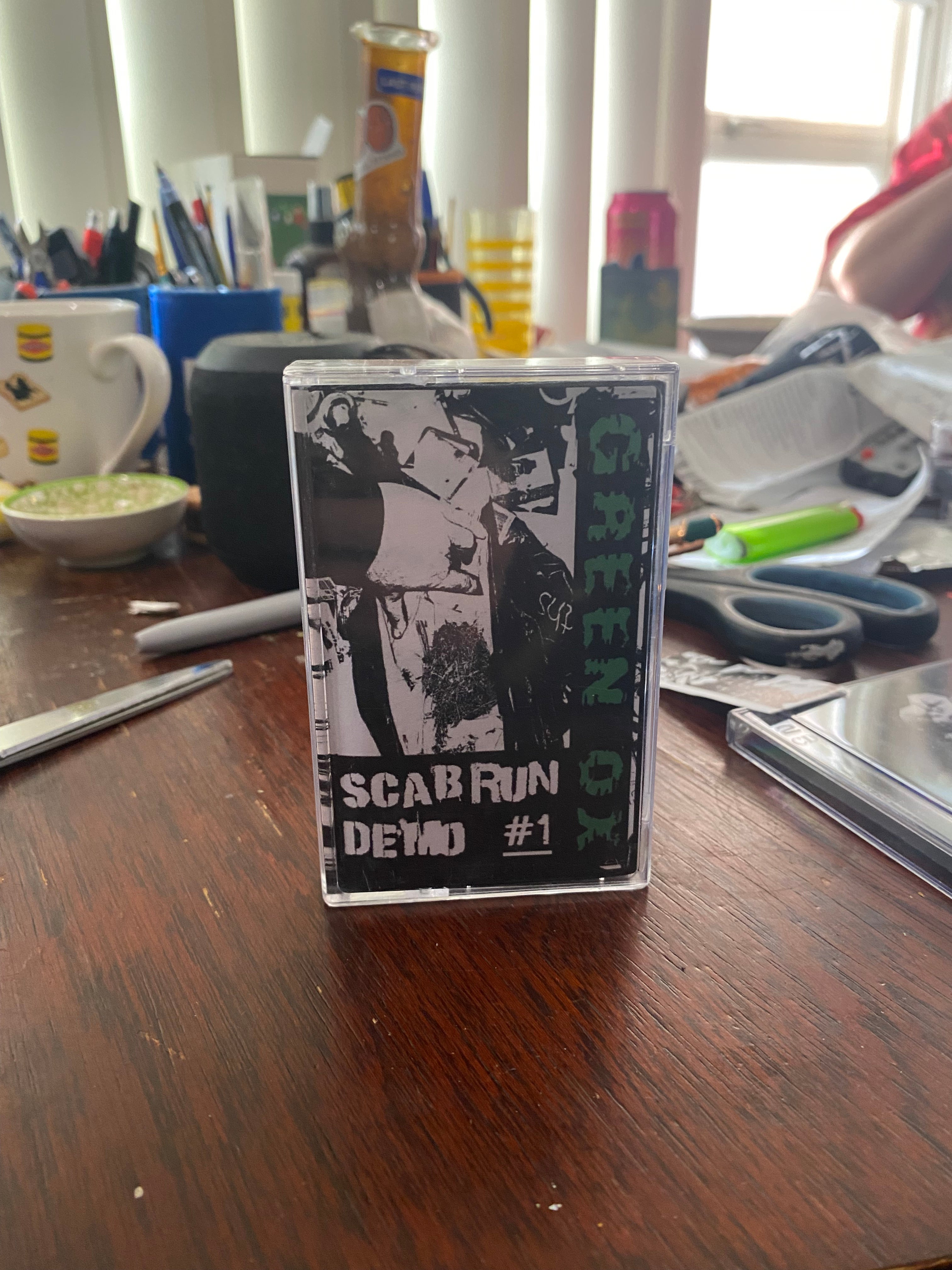 Scab Run - GREEN OX - Cassette Tape